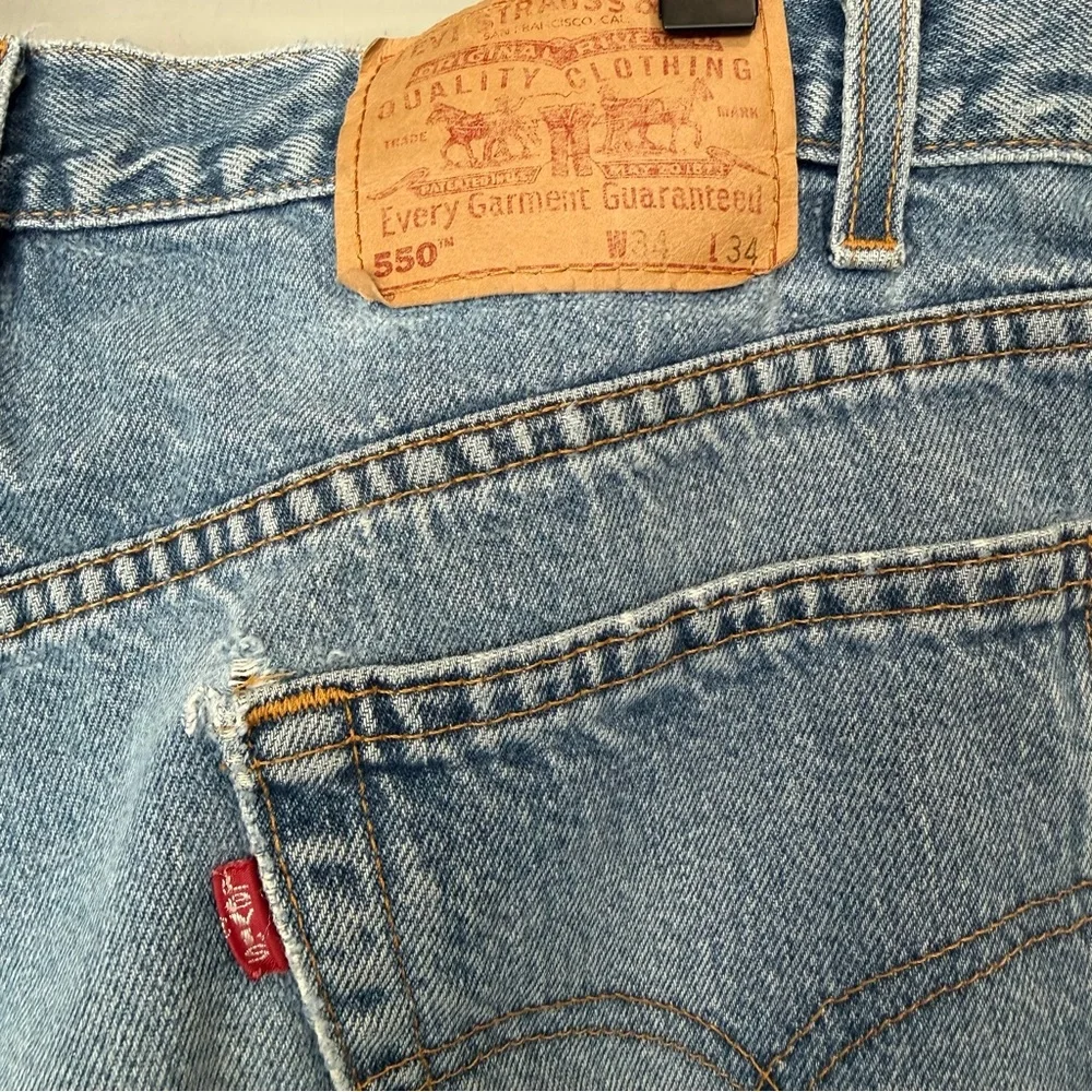 Vintage‎ Levi's Men's Straight Blue Jeans 34x34